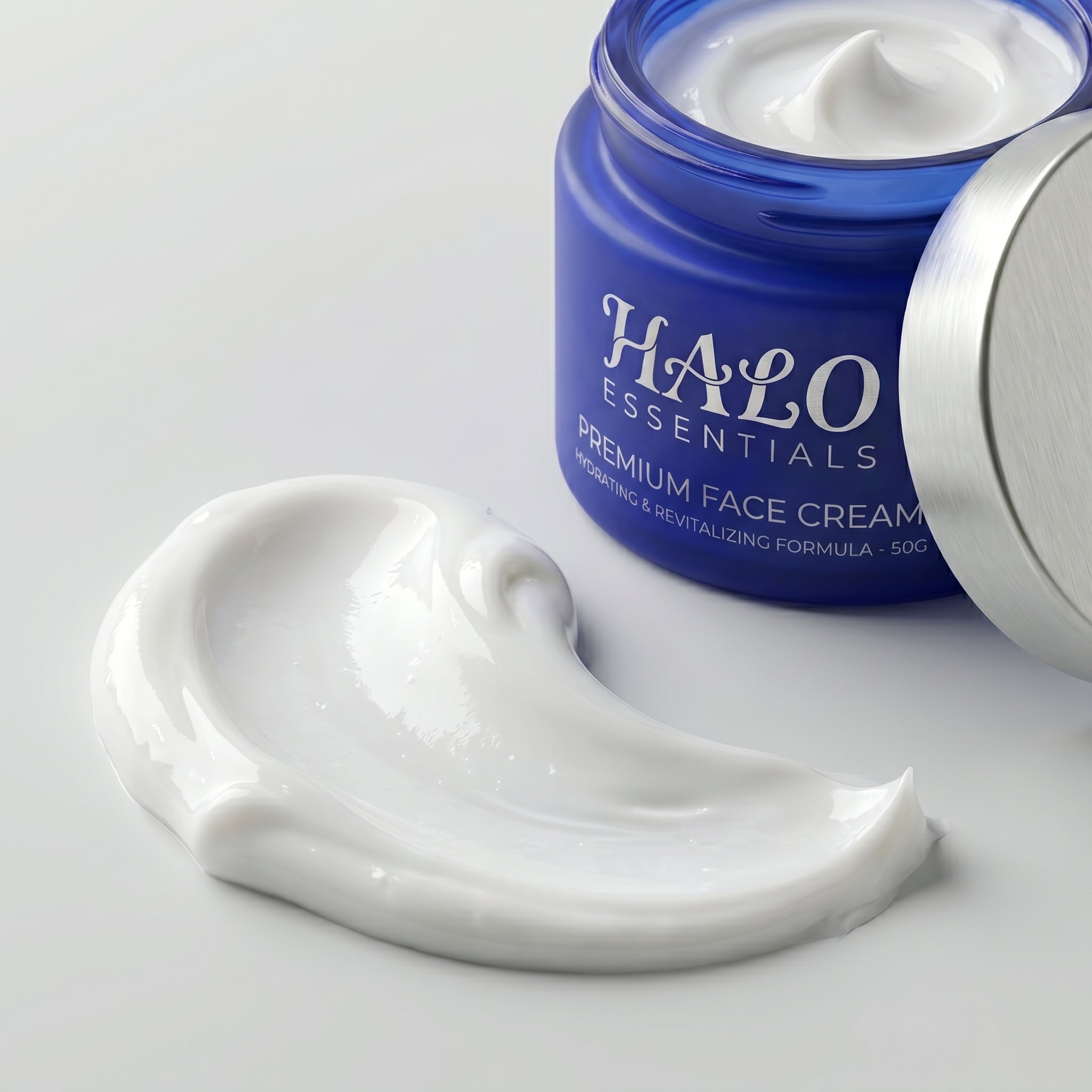 Halo Face Cream texture swatch